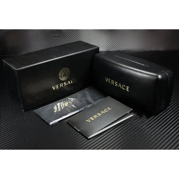 Versace Black Mens 63mm Sunglasses New - Picture 4 of 4